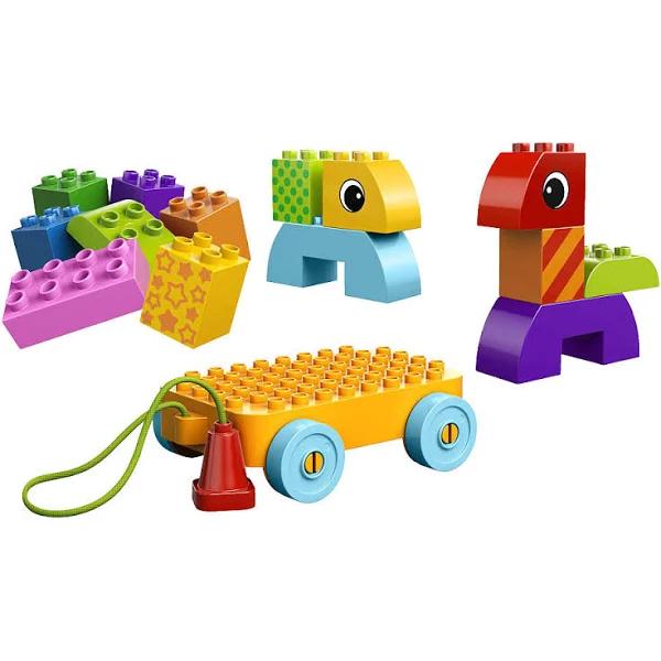 LEGO DUPLO Creative Play Toddler Build and Pull Along Play Set