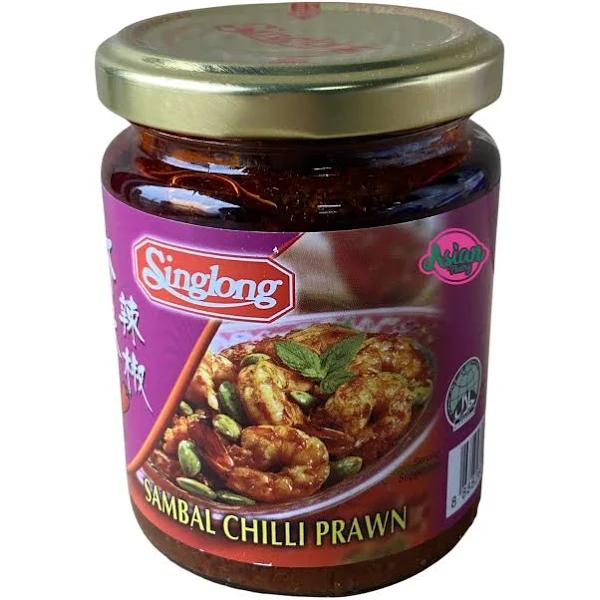 Singlong Sambal Chilli Prawn 230g - Asian Pantry | Asian Grocery