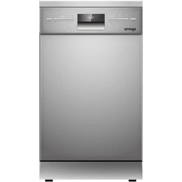 Omega 45cm Freestanding Dishwasher Stainless Steel ODWF4510X | AfterPay & Zip Available | Bing Lee