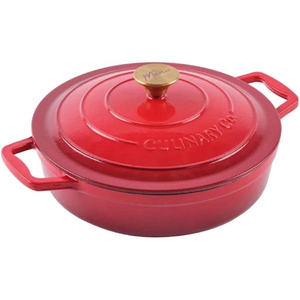 Culinary Co by Manu Cast Iron Shallow Casserole