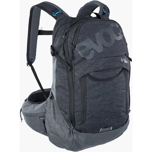 Evoc Trail Pro Protector 26L Backpack - L/XL - Black/Carbon Grey