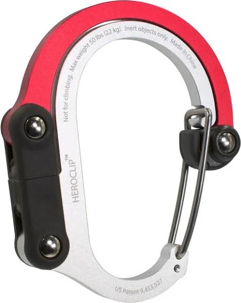 Heroclip Clip Hang Carabiner Medium - Hot Rod Red