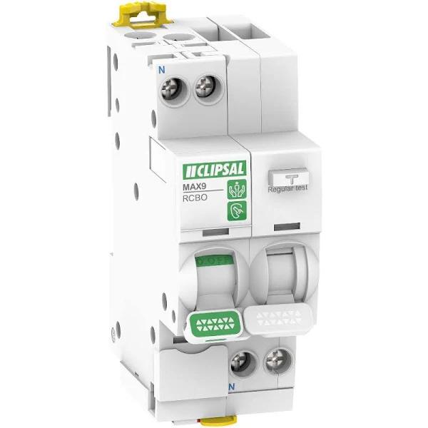 Clipsal MX9R3240 | 40A MAX9 RCBO 1PN C | 30mA Type A