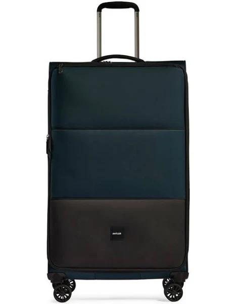 Antler Lightest Large Suitcase in - Soft Stripe, Indigo, Polyester