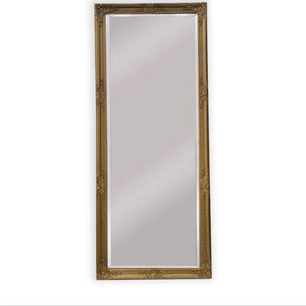 French Provincial Ornate Mirror - 70cm x 170cm, Country Gold