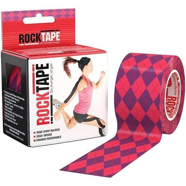 RockTape Pink Argyle 5cm x 5m