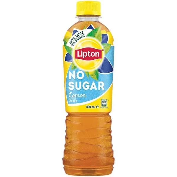 Lipton Ice Tea Lemon No Sugar 500ml x 12 Pack