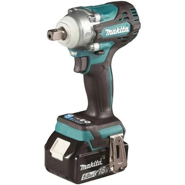 Makita 18V 5.0Ah 1/2" Brushless Detent Pin Cordless Impact Wrench Kit - DTW301RTJ