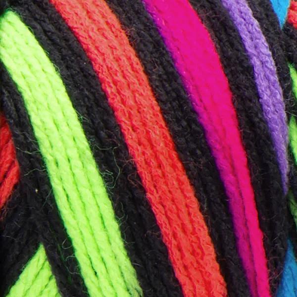 Red Heart Super Saver Yarn Neon Stripes