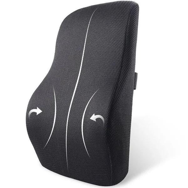 Memory Foam Seat Chair Lumbar Back Support Cushion Pillow For Office Home Car