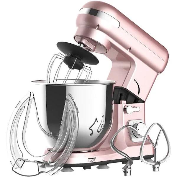 Advwin 6.5L Stand Mixer, 6-speed Pink Electric Food Mixer | 1400W