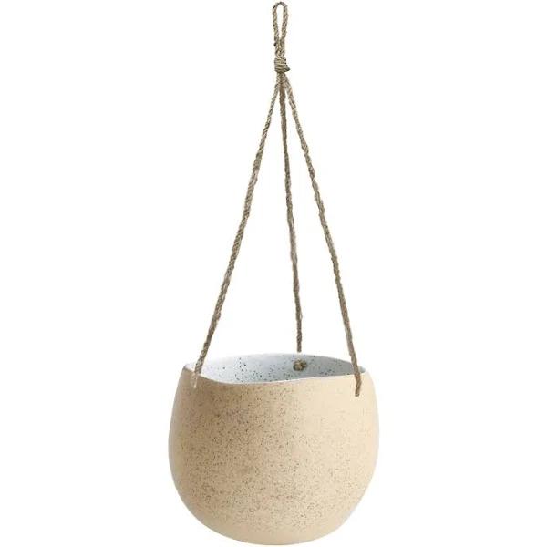 Robert Gordon Garden to Table Hanging Planter Small White