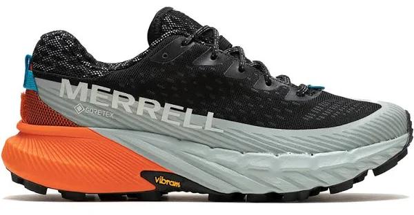 Merrell Agility Peak 5 GORE-TEX Shoes Black Grey Orange Women - 40.5