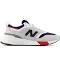 New Balance 997R Shoes Luminous Grey Light Blue Red - 40