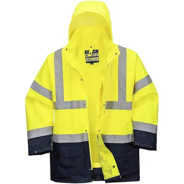 Portwest Essential 5-in-1 Two-Tone Jacket - Yellow, 5XLarge