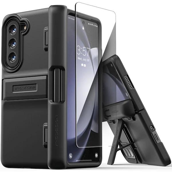 VRS Design Quick Stand Modern S Case For Galaxy Z Fold 5 [Colour:Black]