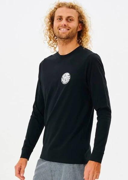 Rip Curl Icons of Surf Long Sleeve Rashguard Black S