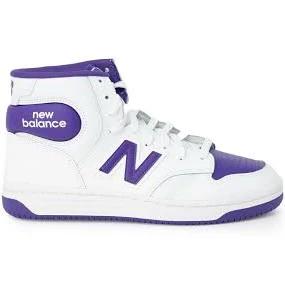 New Balance Unisex 480 High White/Prism Purple - Size 6