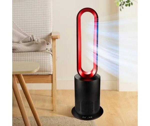 ANGELO 3 in 1 Bladeless Fan Heater Cooler Air Purification filtration Remote Control Speeds Adjustable 120 Degree Rotation