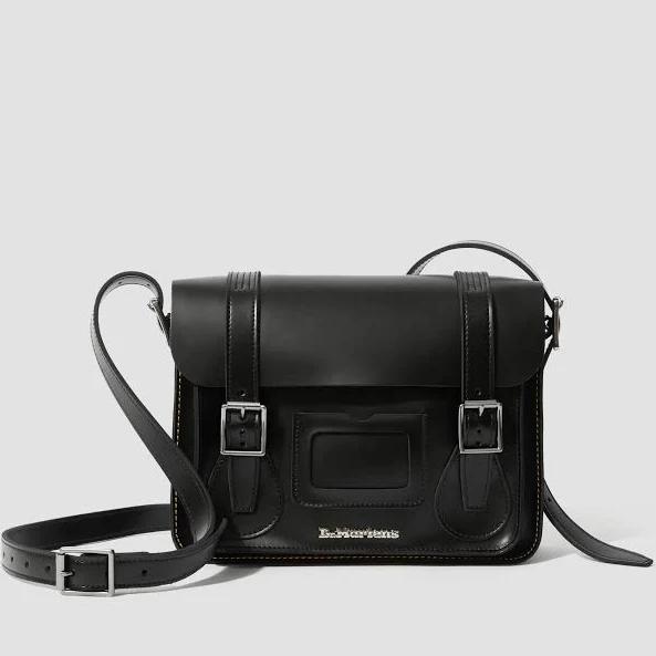 Dr Martens 11" Leather Black Satchel