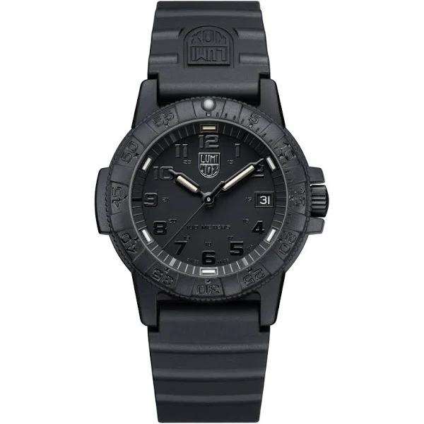 Luminox Leatherback Sea Turtle 0301 Sports Watch - Black/White