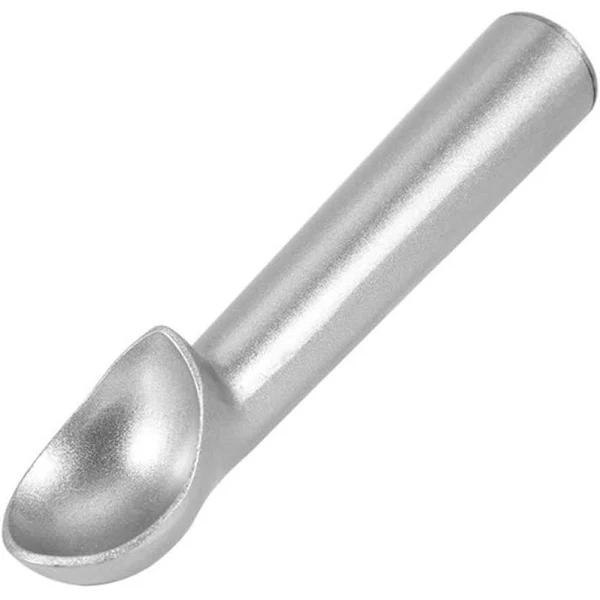 VIYNRAN Anti-Freeze Nonstick Ice Cream Scoop - Professional Aluminum Kitchen Tool for Gelato, Sorbet, and Cookie Dough (Silver)