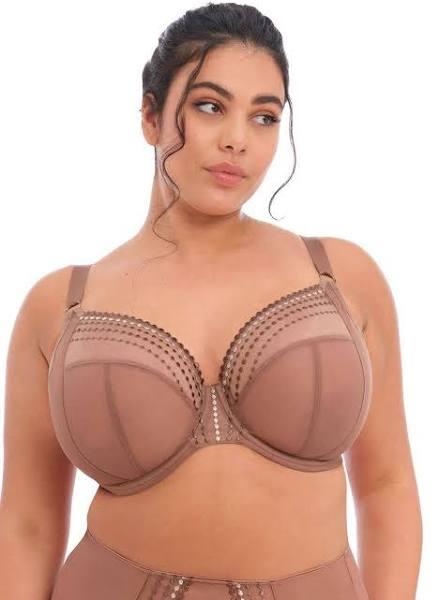 Elomi Matilda Plunge Bra Clove Brown | EL8900CVE | Poinsettia - 36J Clove