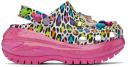 Crocs White Lisa Frank Edition Mega Crush Clogs