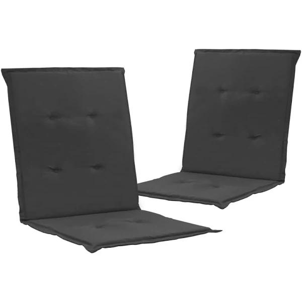 Garden Chair Cushions 2 Pcs 100x50x3 cm - Anthracite