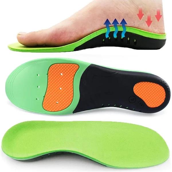 Arch Support Orthotic Insoles, H HOME-MART Plantar Fasciitis Insole, Full Length Heel Seats Foot Orthotic Inserts with Arch Support For Treating Heel