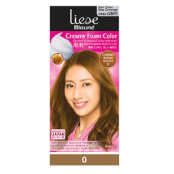 Kao - Liese Blaune Foam Color - 1 Box - Golden Brown