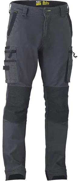 Bisley BPC6330 Flex & Move Stretch Utility Zip Cargo Pant - Charcoal / 97R