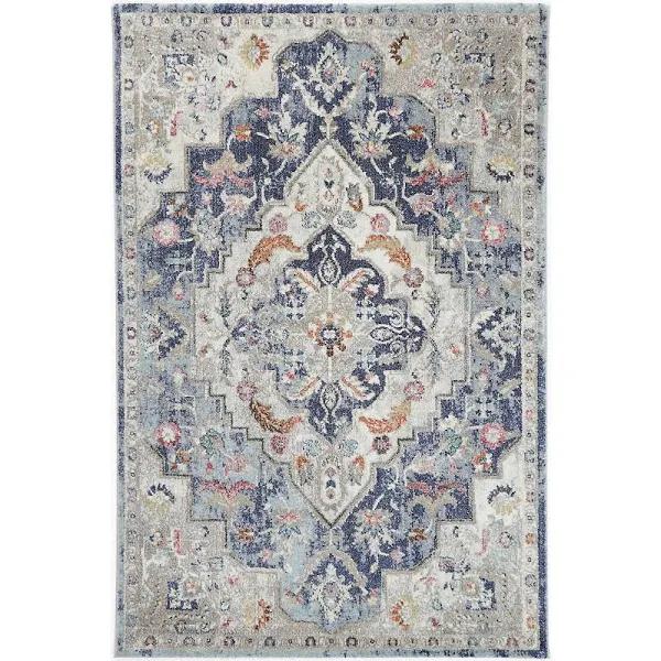 Alexander Transitional Navy Multi Rug 240 x 330cm