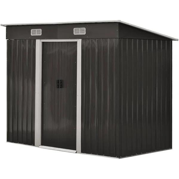 Livsip Garden Shed Outdoor Storage Sheds 2.38x1.31M Workshop Cabin Metal Base