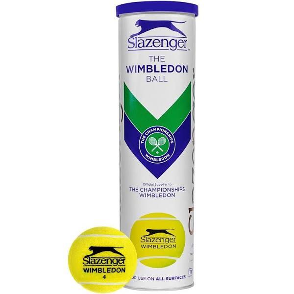 Slazenger Wimbledon 4 Ball Can