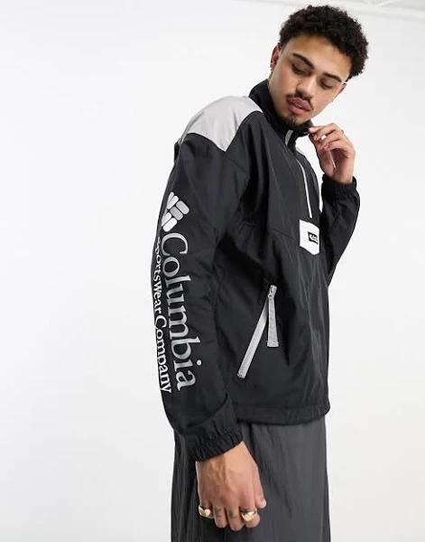 Columbia Men's Riptide Anorak in Black, Size Large | END. Clothing