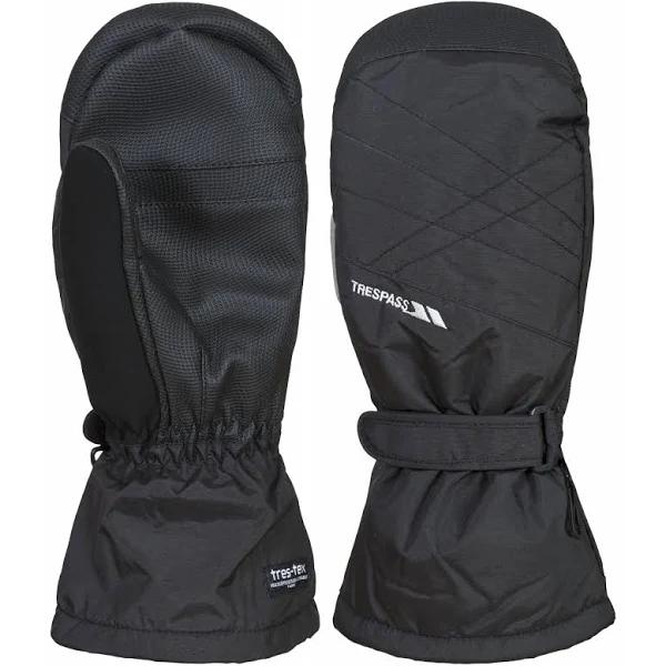 Trespass Mens Ikeda II Ski Mitt Gloves Black L