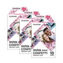 Fujifilm Instax Mini Confetti Film 10 Pack (Triple Pack)