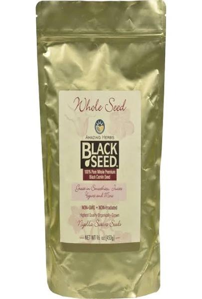 Amazing Herbs - Black Seed Whole Seed - 16 oz