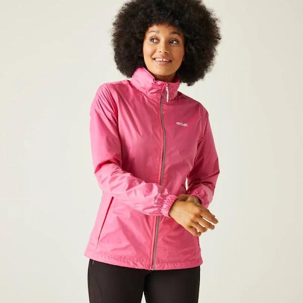 Regatta Womens Corinne IV Waterproof Packaway Jacket (Flamingo Pink, 26)