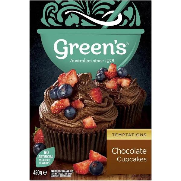 Green's Velvety Chocolate Cupcake Baking Mix 450g