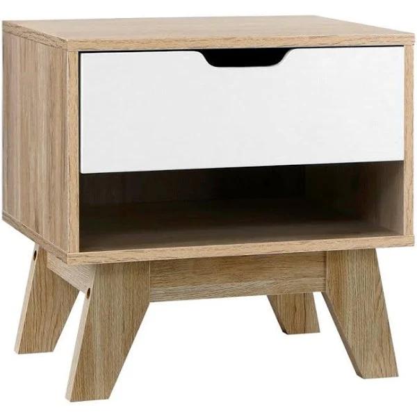 Artiss Bedside Table Drawer Nightstand Shelf Cabinet