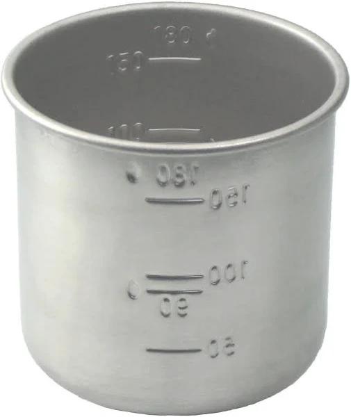 DAISO Japanese Rice Measuring Cup(180cc = 1 Gou Cup) Stainless Steel