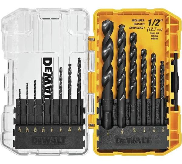 DeWalt Drill Bit Set Black and Gold 14-piece (DWA1184)