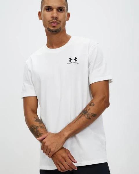 Under Armour Embroidered Logo T-Shirt - White - XL