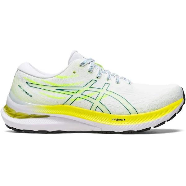 ASICS Men's Gel-Kayano 29 Running Shoes, White/Velvet Pine, 11 US