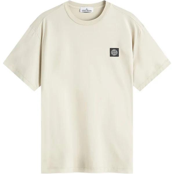 Stone Island Men's Patch T-Shirt in Plaster, Size XXXL | End Clothing