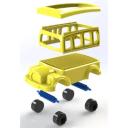 Cocomelon School Bus Fun Bricks Set