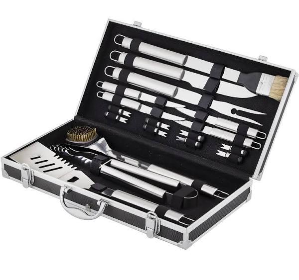 Davis & Waddell BBQ Tool Set With Aluminium Case 18 Piece Set