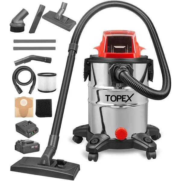 TOPEX 20V 25L Cordless Wet & Dry Vacuum Cleaner & Blower